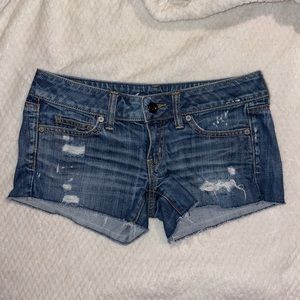 American Eagle Low-Rise Denim Shorts